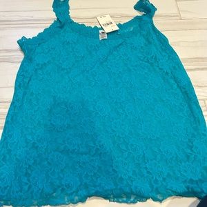 NWT. 2x turquoise lingerie undergarment